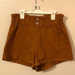 Wild Fable Rust color paperbag shorts. Size M.